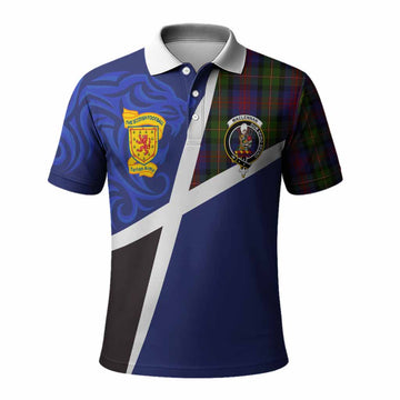 MacLennan (McLennan) The Scottish Football Crest Polo Shirt Lion-Tartan Army