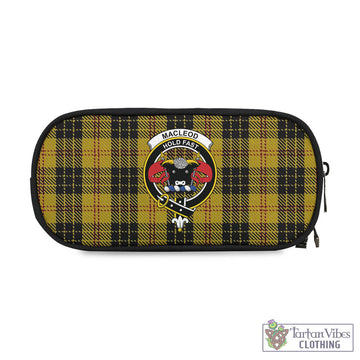 MacLeod Tartan Pen and Pencil Case with Family Crest