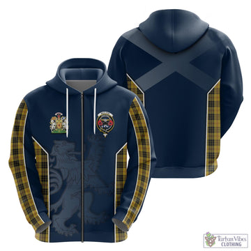 MacLeod Tartan Hoodie with Family Crest and Lion Rampant Vibes Sport Style