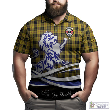 MacLeod Tartan Polo Shirt with Alba Gu Brath Regal Lion Emblem