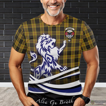 MacLeod Tartan T-Shirt with Alba Gu Brath Regal Lion Emblem