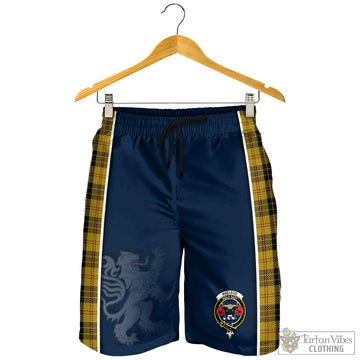MacLeod Tartan Men's Shorts with Family Crest and Lion Rampant Vibes Sport Style