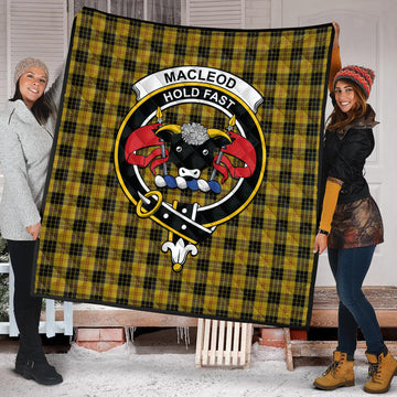 MacLeod Tartan Quilt with Family Crest