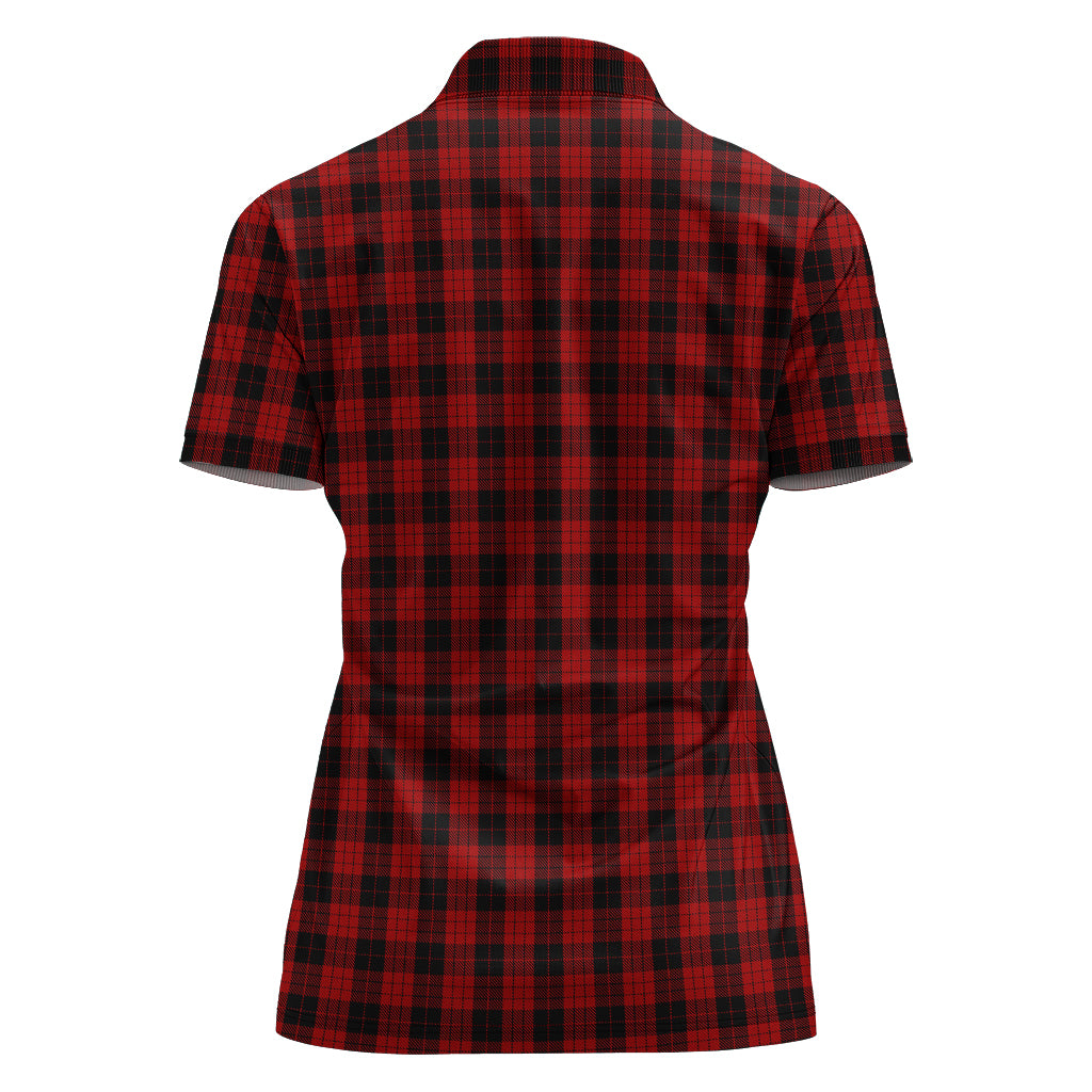 macleod-black-and-red-tartan-polo-shirt-for-women