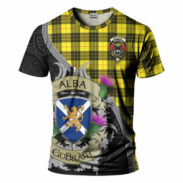 MacLeod (McLeod) Tartan Family Crest T-Shirt Lion Rampant Royal Thistle Shield Celtic Inspired