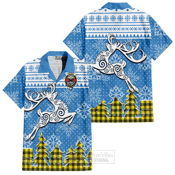 MacLeod (McLeod) Clan Christmas Hawaiian Shirt Celtic Reindeer Style