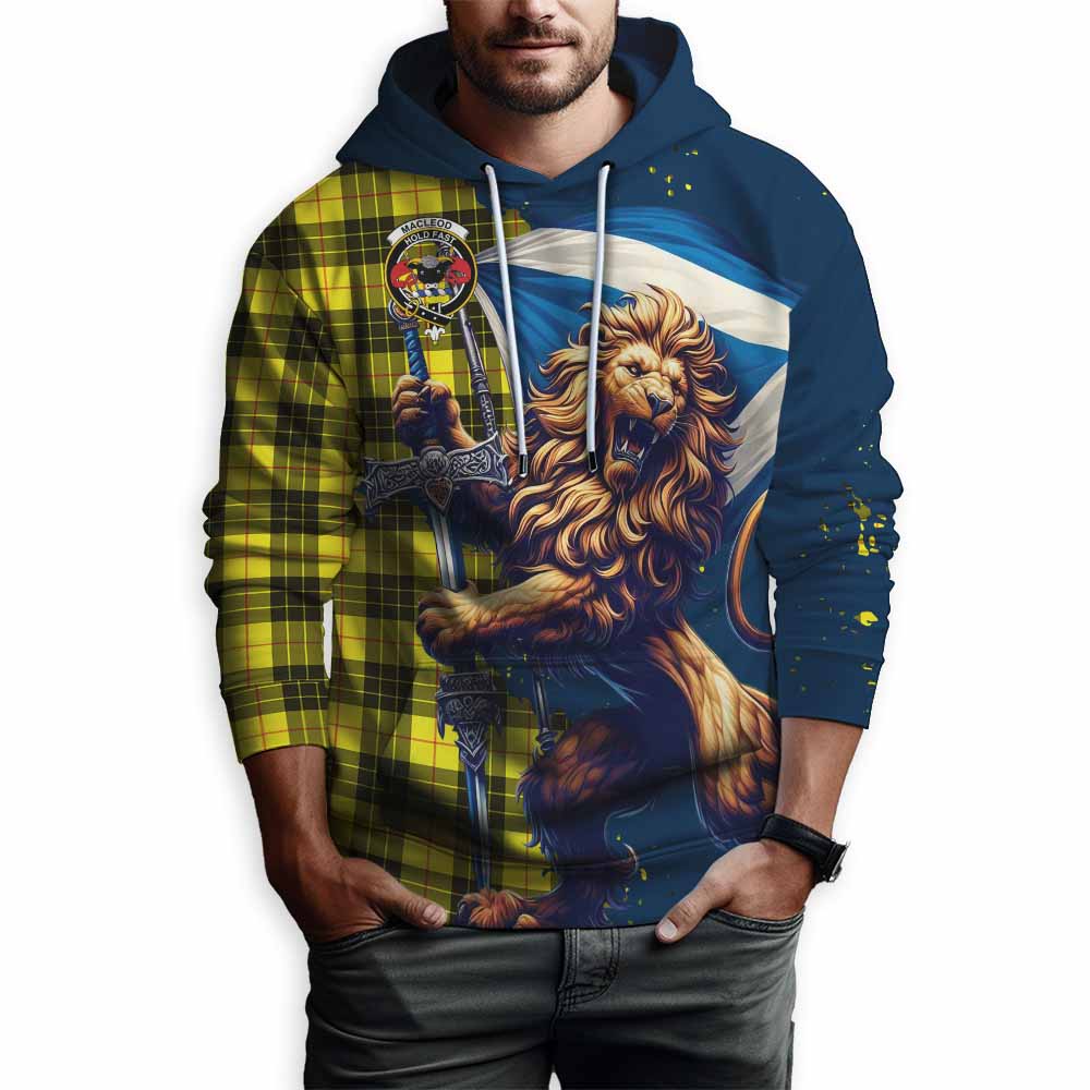 MacMaster (McMaster) Tartan Family Crest Hoodie with Scottish Majestic Lion Zip Hoodie - Tartan Vibes Clothing