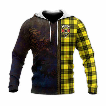 MacLeod (McLeod) Tartan Family Crest Knitted Hoodie Alba Gu Brath Be Brave Lion Ancient Style