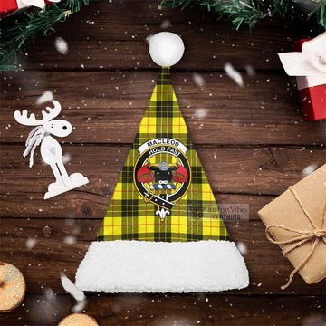 MacLeod (McLeod) Tartan Christmas Santa Hats with Family Crest Christmas Hat S 20.5in (52cm) - Tartan Vibes Clothing