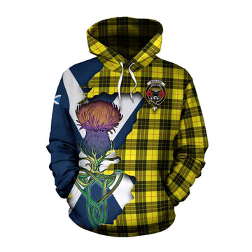 MacLeod (McLeod) Tartan Family Crest Cotton Hoodie Scottish Thistle Celtic Inspired