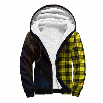 MacLeod (McLeod) Tartan Family Crest Sherpa Hoodie Alba Gu Brath Be Brave Lion Ancient Style