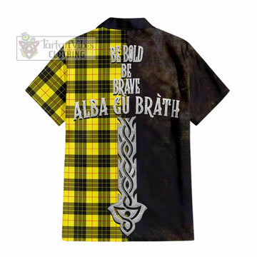 MacLeod (McLeod) Tartan Family Crest Hawaiian Shirt Alba Gu Brath Be Brave Lion Ancient Style