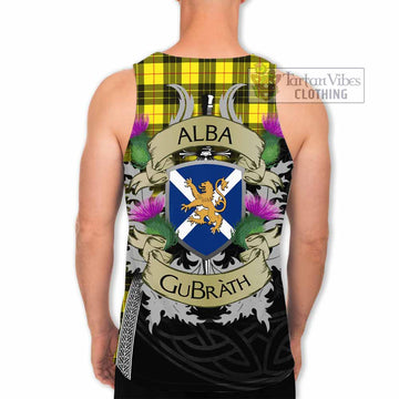 MacLeod (McLeod) Tartan Family Crest Men's Tank Top Lion Rampant Royal Thistle Shield Celtic Inspired