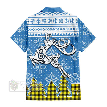 MacLeod (McLeod) Clan Christmas Hawaiian Shirt Celtic Reindeer Style