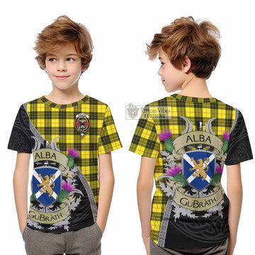 MacLeod (McLeod) Tartan Family Crest Kid T-Shirt Lion Rampant Royal Thistle Shield Celtic Inspired