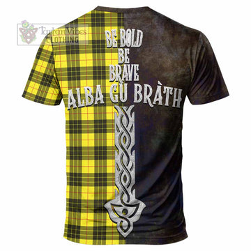 MacLeod (McLeod) Tartan Family Crest T-Shirt Alba Gu Brath Be Brave Lion Ancient Style