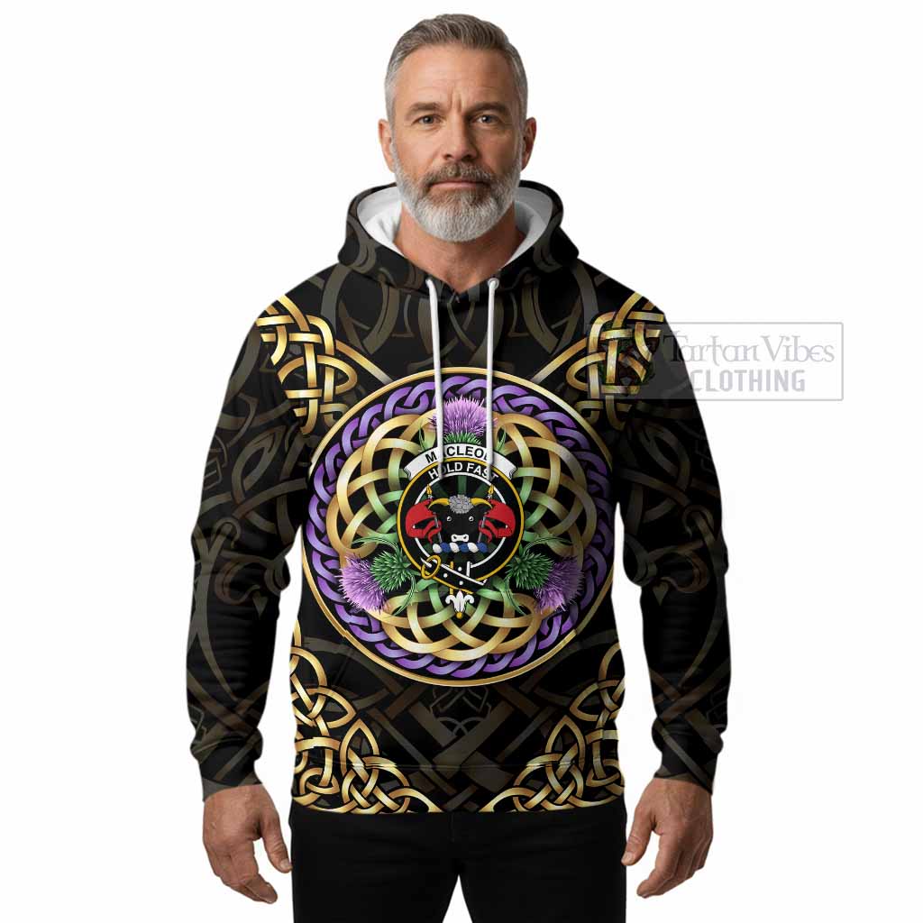 MacLeod (McLeod) Clan Crest Hoodie Celtic Scottish Thistle - Tartan Vibes Clothing