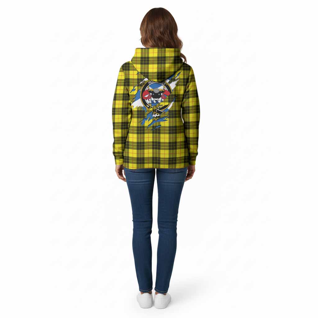 MacLeod (McLeod) Clan Crest In Me Tartan Cotton Hoodie Scotland Flag Style