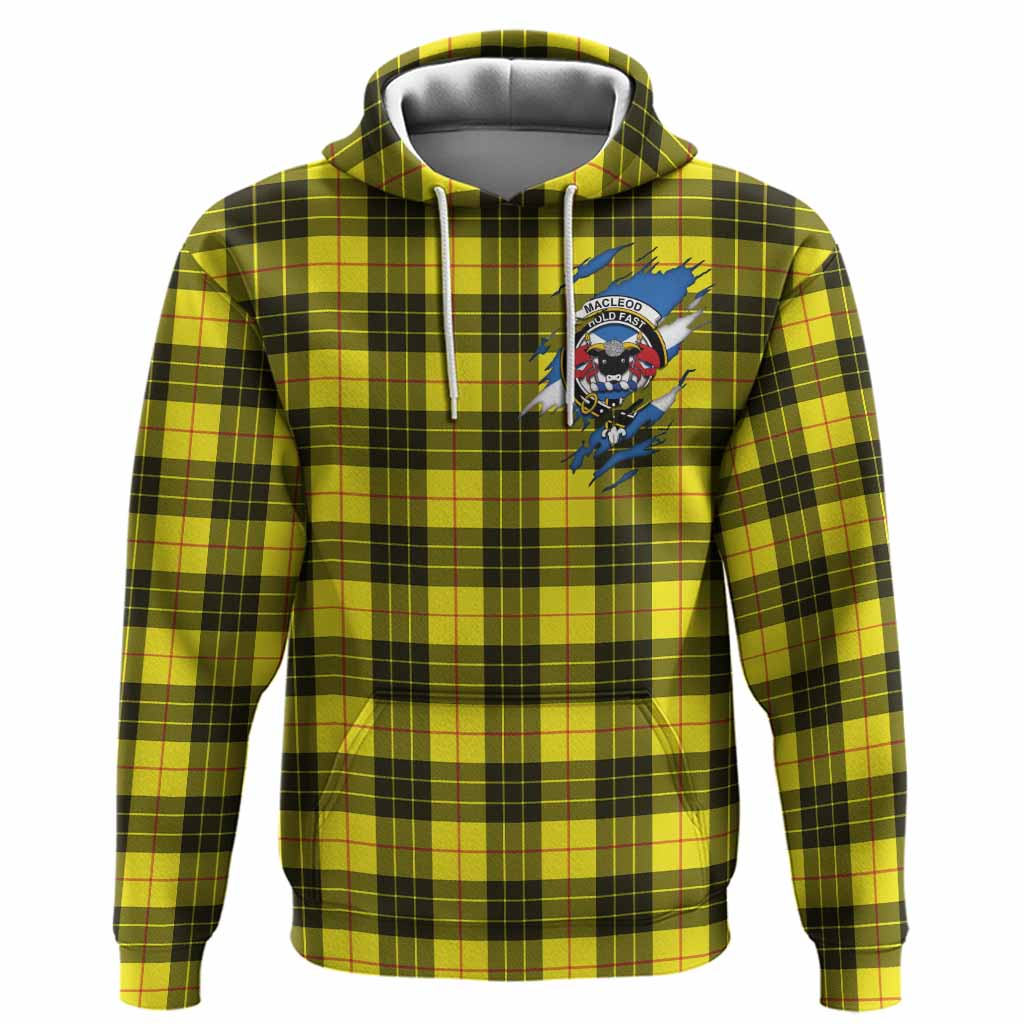 MacLeod (McLeod) Clan Crest In Me Tartan Hoodie Scotland Flag Style