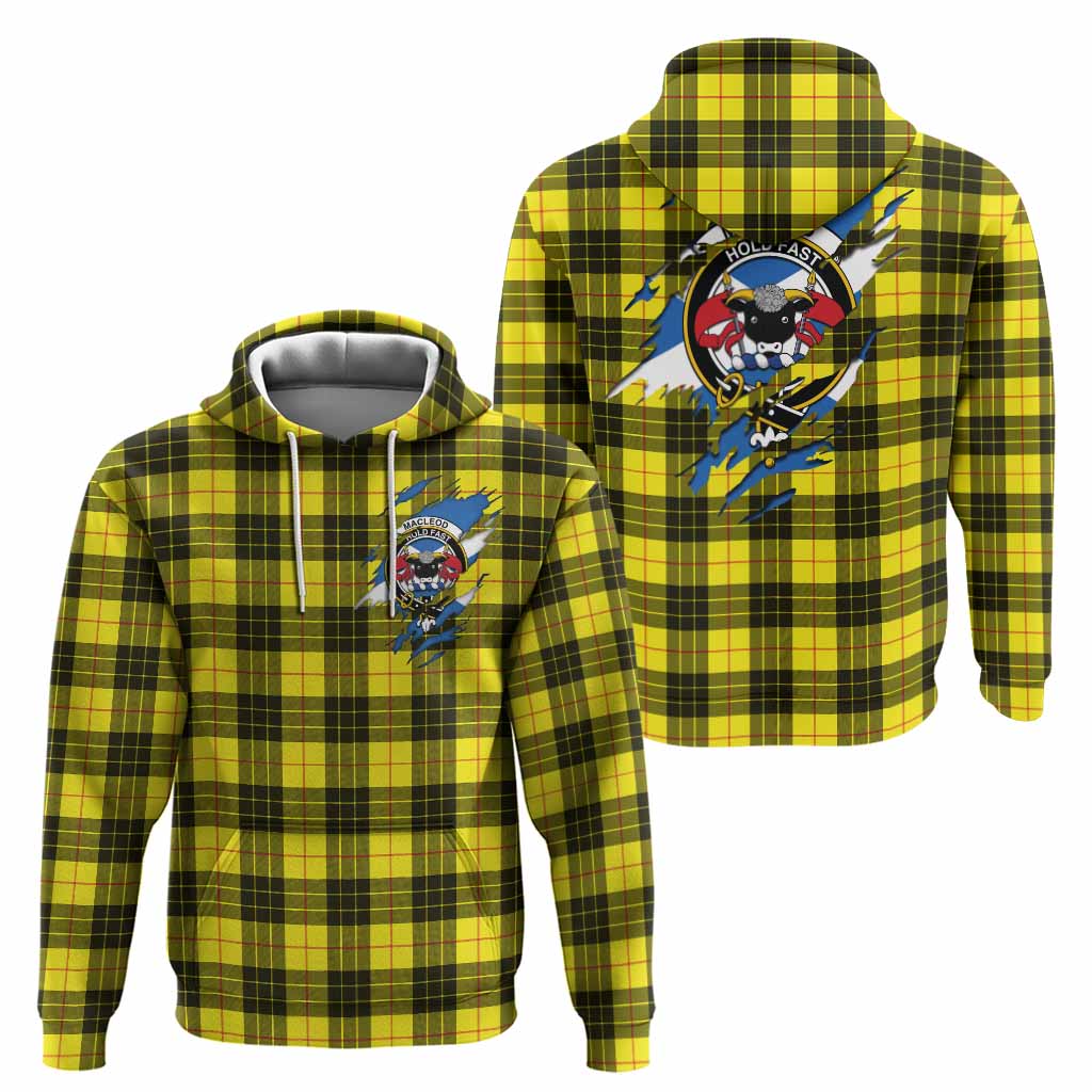 MacLeod (McLeod) Clan Crest In Me Tartan Hoodie Scotland Flag Style