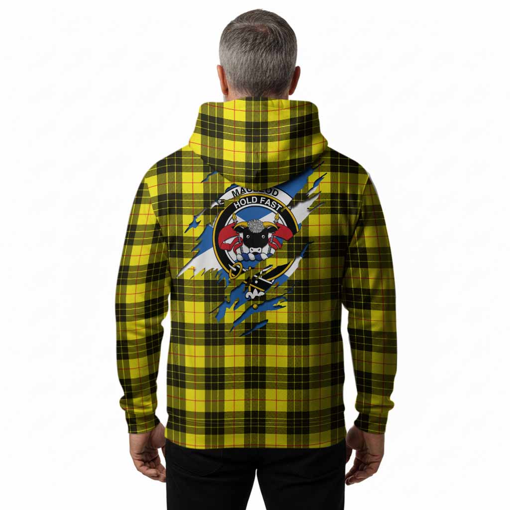 MacLeod (McLeod) Clan Crest In Me Tartan Hoodie Scotland Flag Style