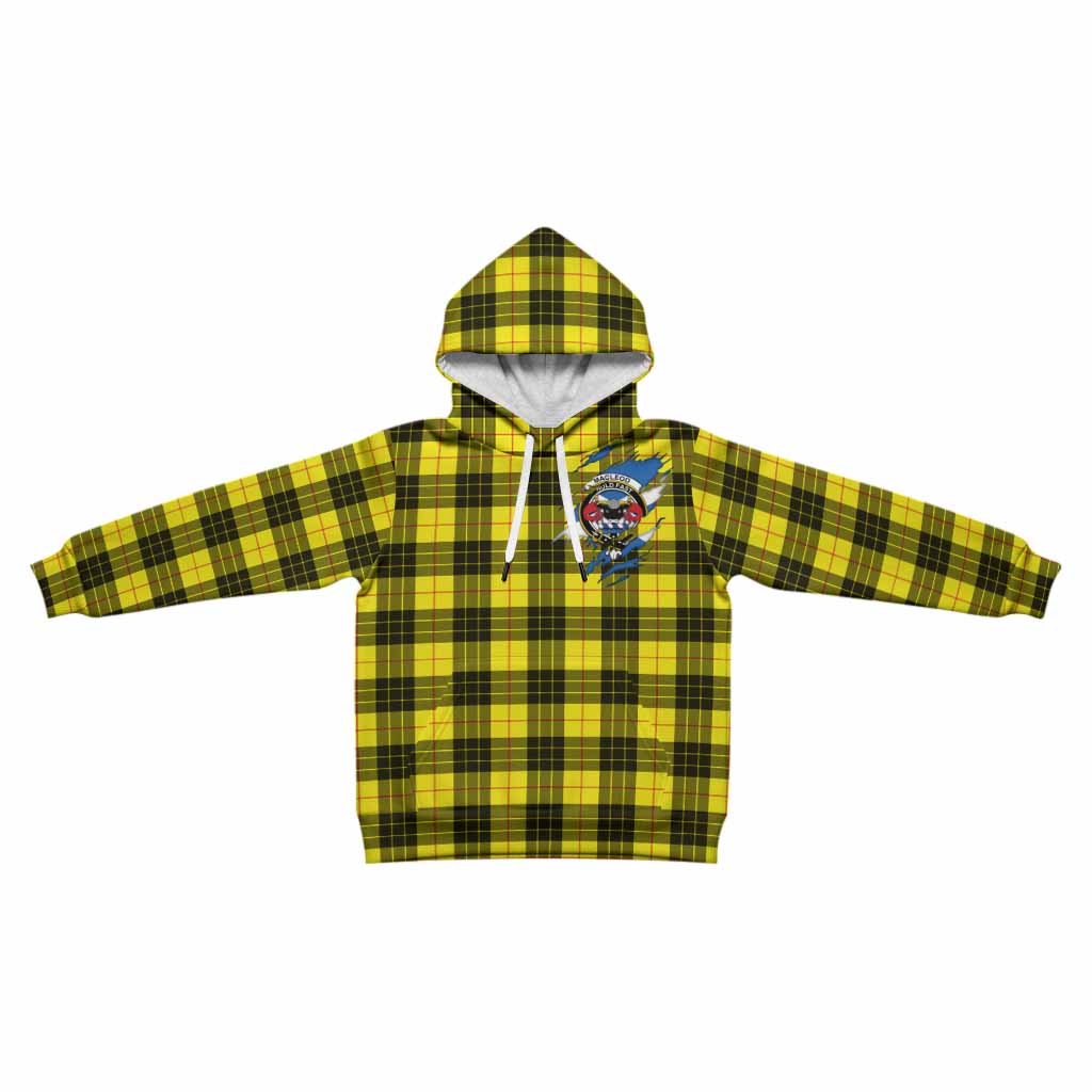 MacLeod (McLeod) Clan Crest In Me Tartan Kid Hoodie Scotland Flag Style