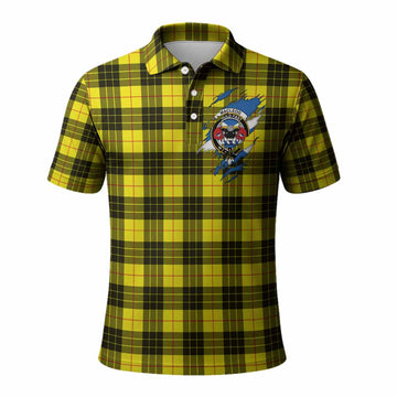 MacLeod (McLeod) Clan Crest In Me Tartan Polo Shirt Scotland Flag Style