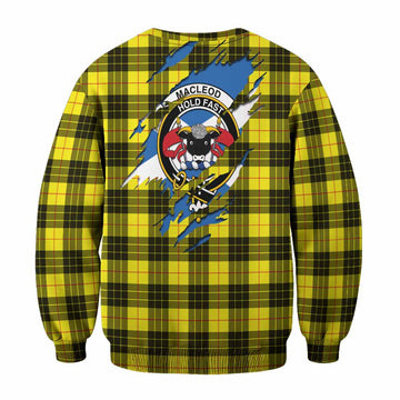 MacLeod (McLeod) Clan Crest In Me Tartan Sweatshirt Scotland Flag Style