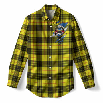 MacLeod (McLeod) Clan Crest In Me Tartan Women Casual Shirt Scotland Flag Style