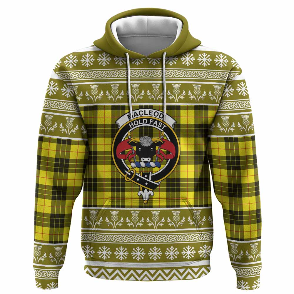 MacLeod (McLeod) Clan Tartan Christmas Hoodie with Family Crest - Tartan Vibes Clothing