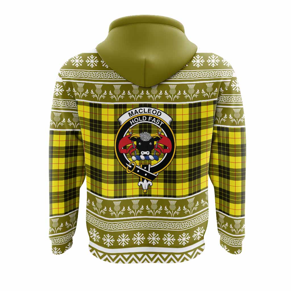 MacLeod (McLeod) Clan Tartan Christmas Hoodie with Family Crest - Tartan Vibes Clothing