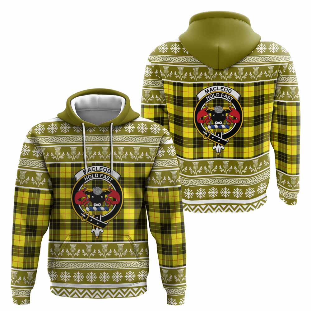 MacLeod (McLeod) Clan Tartan Christmas Hoodie with Family Crest - Tartan Vibes Clothing