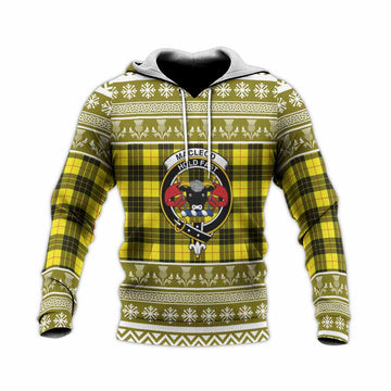 MacLeod (McLeod) Clan Tartan Christmas Knitted Hoodie with Family Crest