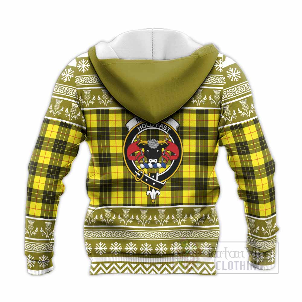 MacLeod (McLeod) Clan Tartan Christmas Knitted Hoodie with Family Crest - Tartan Vibes Clothing
