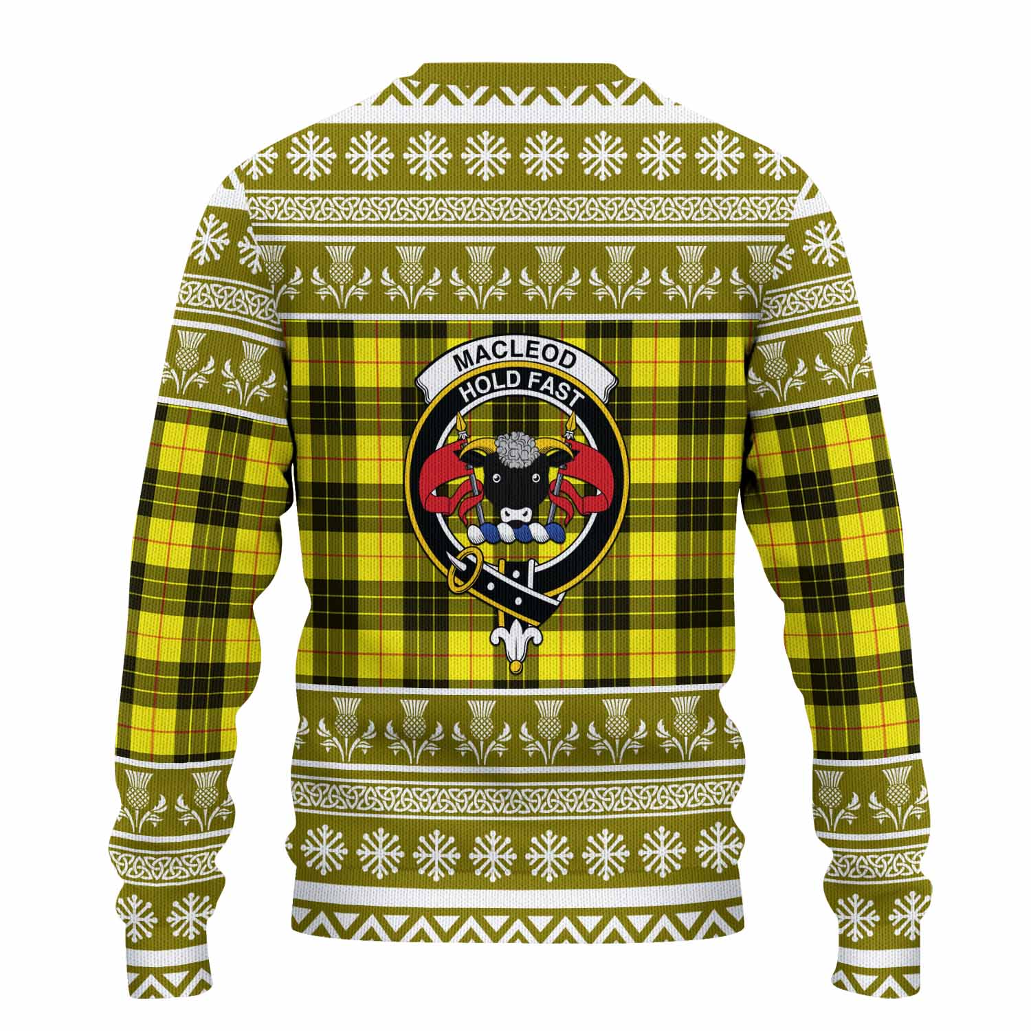 MacLeod (McLeod) Clan Tartan Christmas Ugly Sweater with Family Crest - Tartan Vibes Clothing
