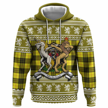 MacLeod (McLeod) Clan Tartan Crest Christmas Hoodie Coat of Arms Funny Style