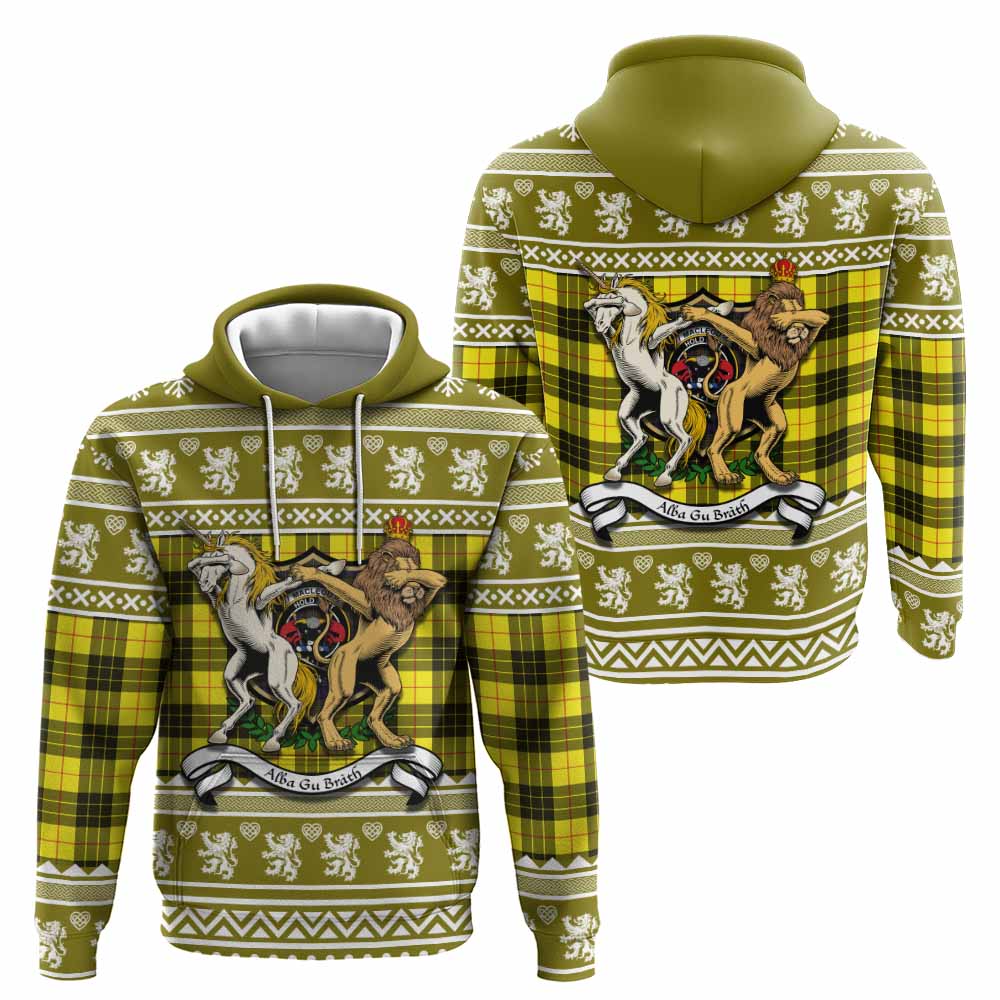 MacLeod (McLeod) Clan Tartan Crest Christmas Hoodie Coat of Arms Funny Style - Tartan Vibes Clothing