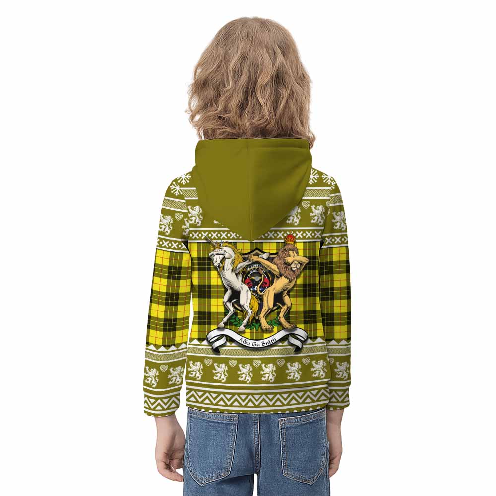 MacLeod (McLeod) Clan Tartan Crest Christmas Kid Hoodie Coat of Arms Funny Style - Tartan Vibes Clothing