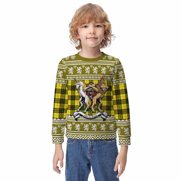 MacLeod (McLeod) Clan Tartan Crest Christmas Kid Ugly Sweatshirt Coat of Arms Funny Style