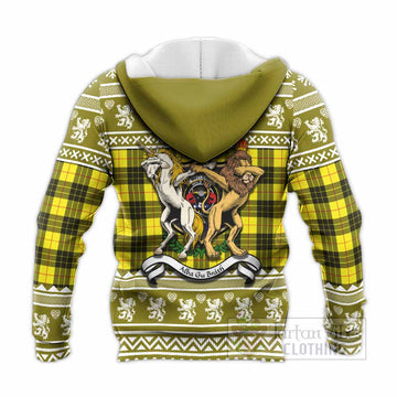 MacLeod (McLeod) Clan Tartan Crest Christmas Knitted Hoodie Coat of Arms Funny Style
