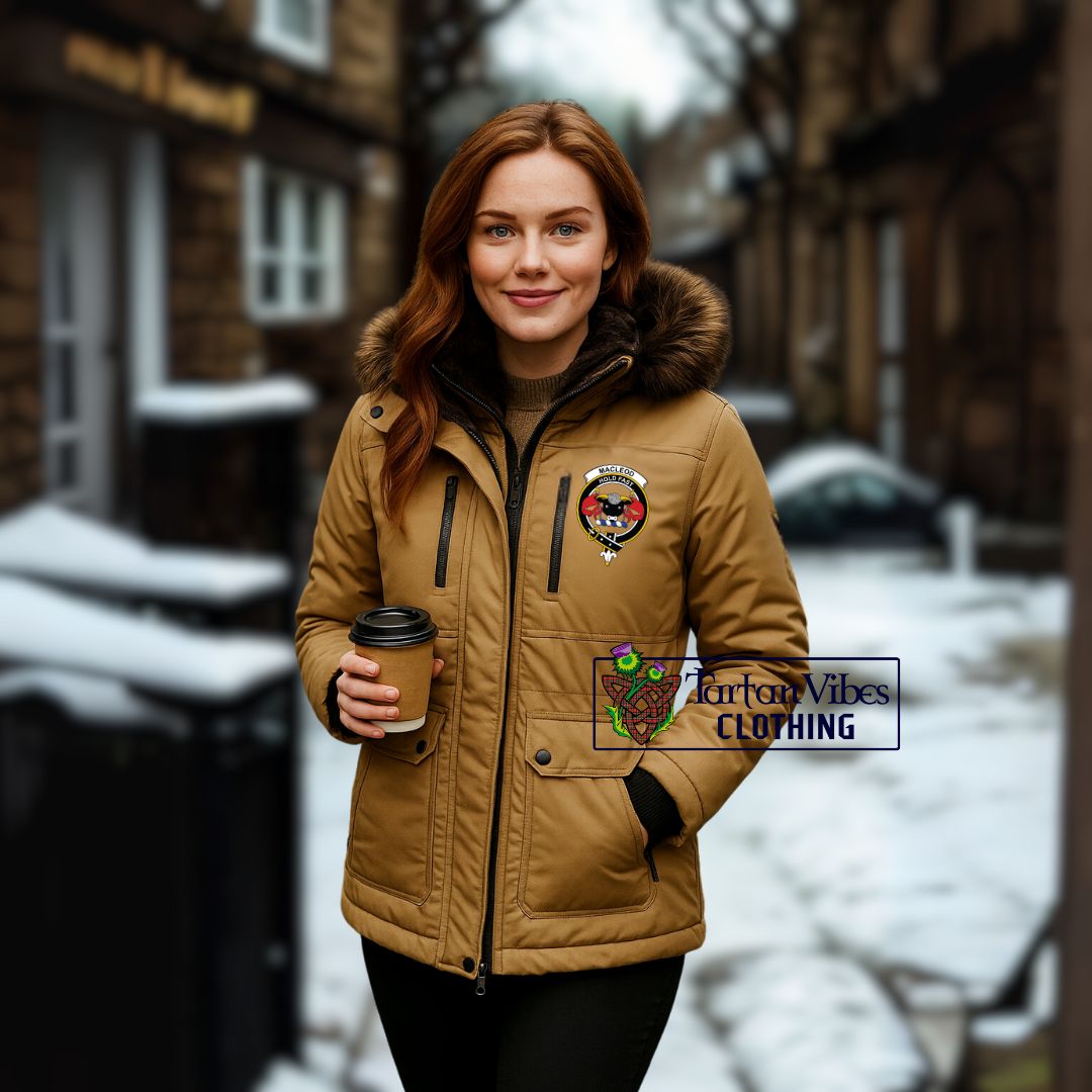 MacLeod (McLeod) Family Crest Parka Jacket Lion Rampant Alba Gu Brath Style