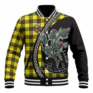 MacLeod (McLeod) Family Crest Tartan Baseball Jacket Alba Thistle Inspired