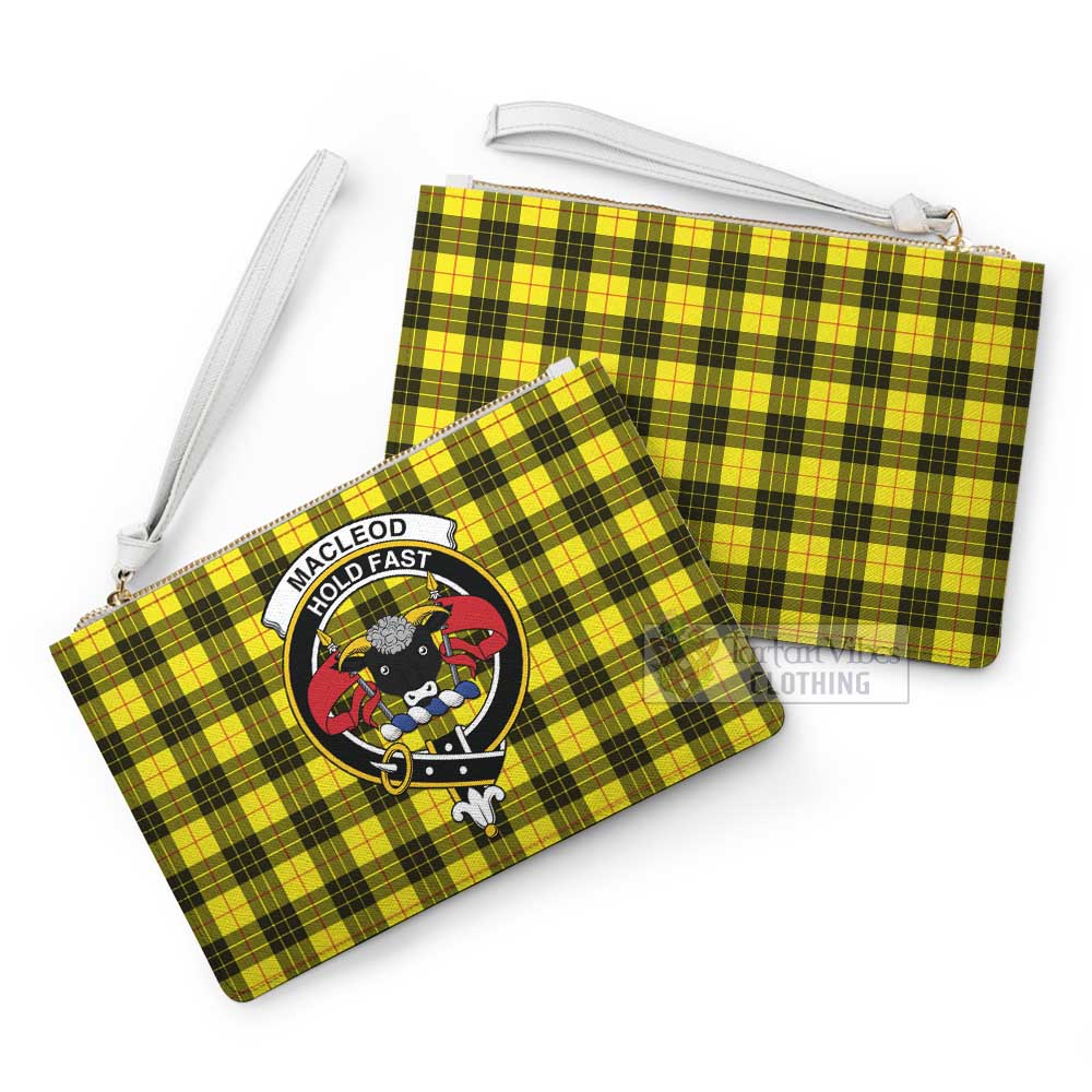 Tartan Vibes Clothing MacLeod (McLeod) Family Crest Tartan Clutch Bag