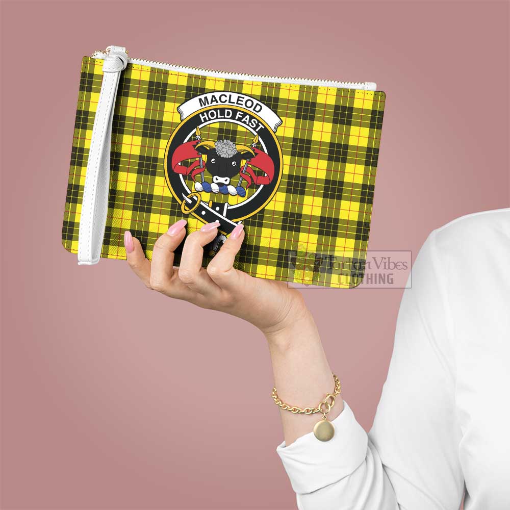 Tartan Vibes Clothing MacLeod (McLeod) Family Crest Tartan Clutch Bag