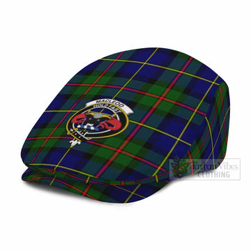 MacLeod (McLeod) Family Crest Tartan Jeff Cap, Tartan Flat Cap