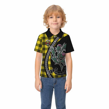 MacLeod (McLeod) Family Crest Tartan Kid Polo Shirt Alba Thistle Inspired - Tartan Vibes Clothing