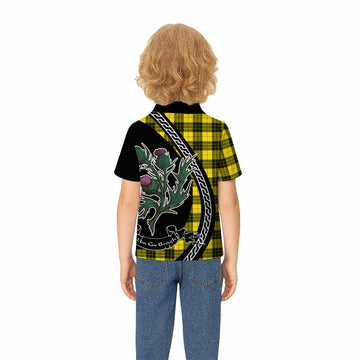 MacLeod (McLeod) Family Crest Tartan Kid Polo Shirt Alba Thistle Inspired - Tartan Vibes Clothing