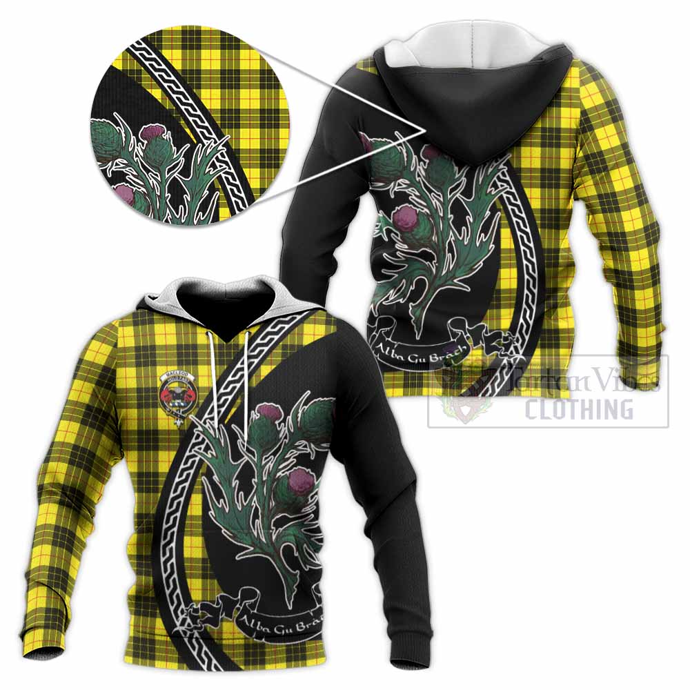 MacLeod (McLeod) Family Crest Tartan Knitted Hoodie Alba Thistle Inspired - Tartan Vibes Clothing