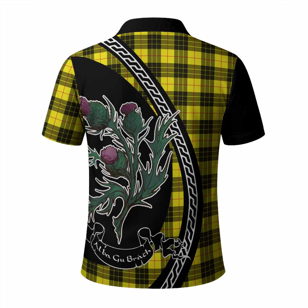 MacLeod (McLeod) Family Crest Tartan Polo Shirt Alba Thistle Inspired - Tartan Vibes Clothing