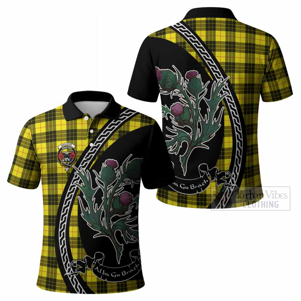 MacLeod (McLeod) Family Crest Tartan Polo Shirt Alba Thistle Inspired - Tartan Vibes Clothing